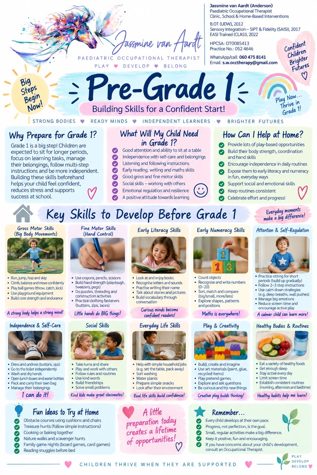 Pre-Grade 1 Skills — Building Skills for a Confident Start. Key skills to develop before Grade 1.